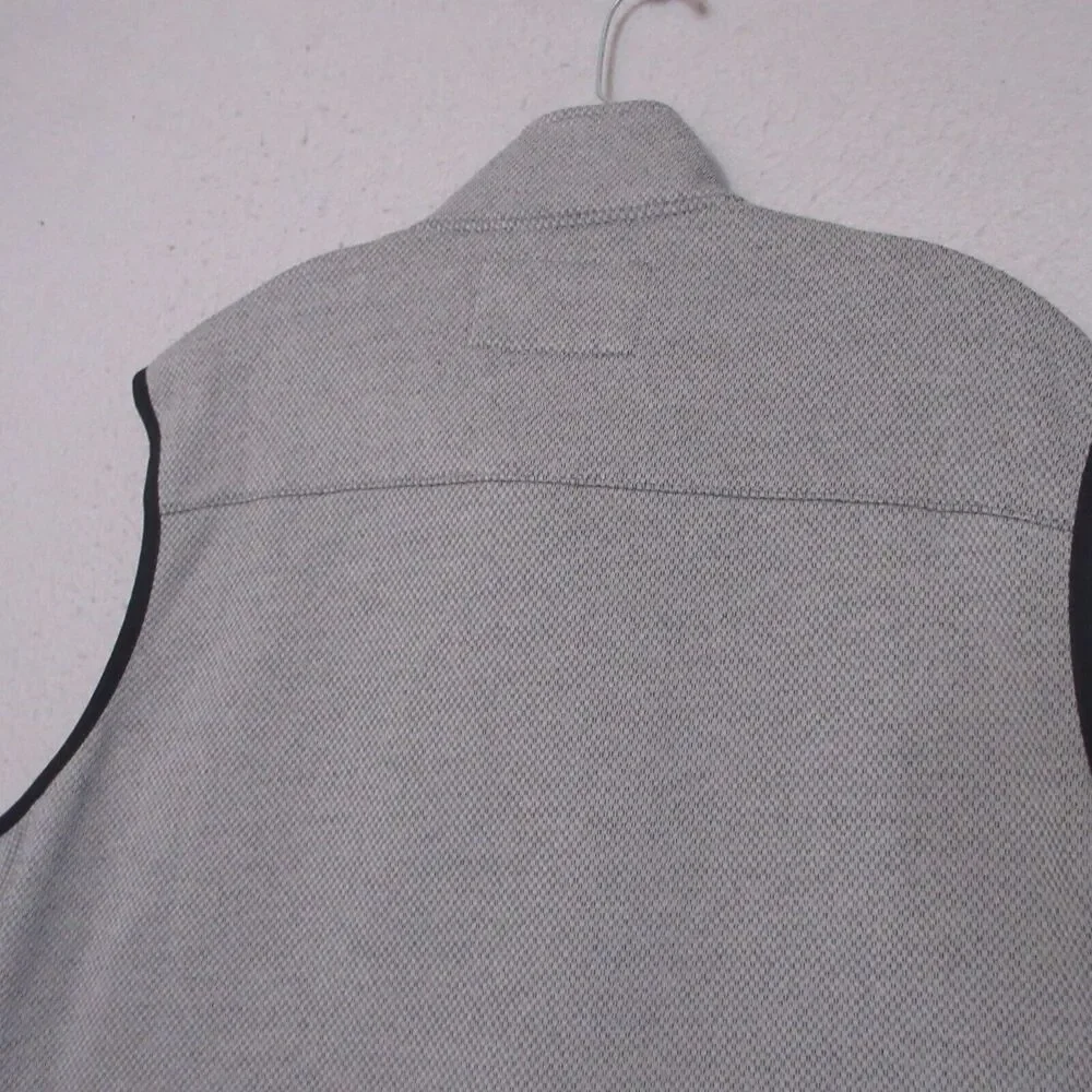 Duluth Trading Co Vest Men Large Gray Fleece Chest Pocket‎ Outdoor Camp Casual